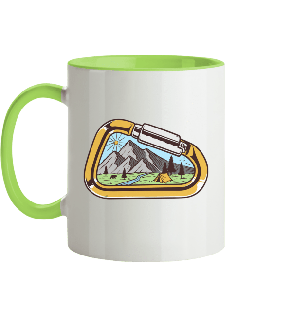 Karabiner - Berge - Tasse zweifarbig - Image 6