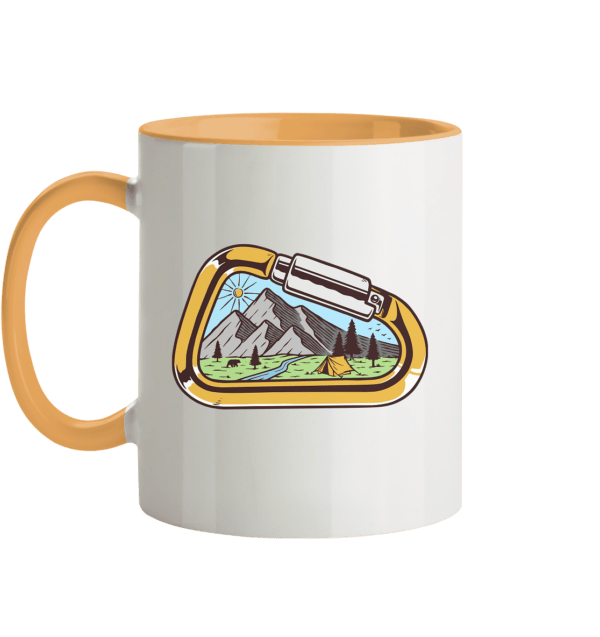 Karabiner - Berge - Tasse zweifarbig - Image 4