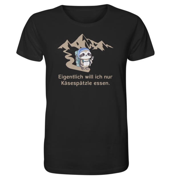 Eigentlich will ich nur Käsespätzle essen. - Organic Shirt - Image 2