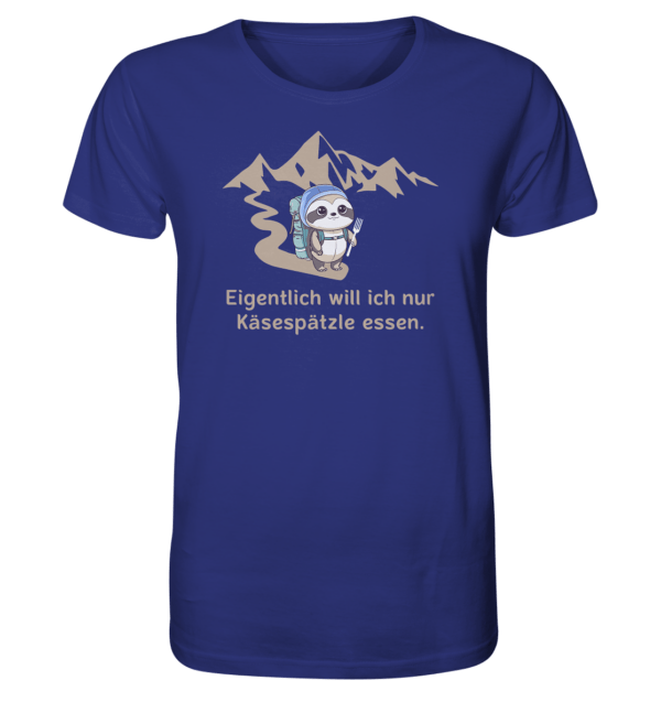 Eigentlich will ich nur Käsespätzle essen. - Organic Shirt - Image 4