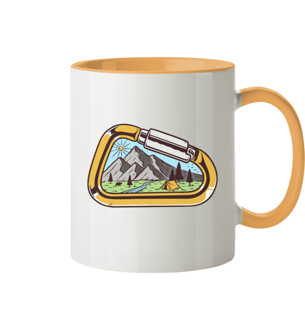 Karabiner - Berge - Tasse zweifarbig - Image 3